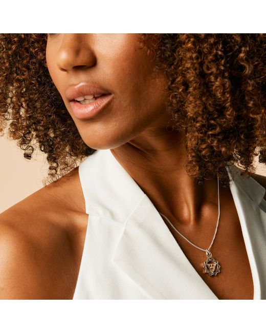 Charlotte's Web Jewellery Metallic Solar Plexus Chakra Necklace