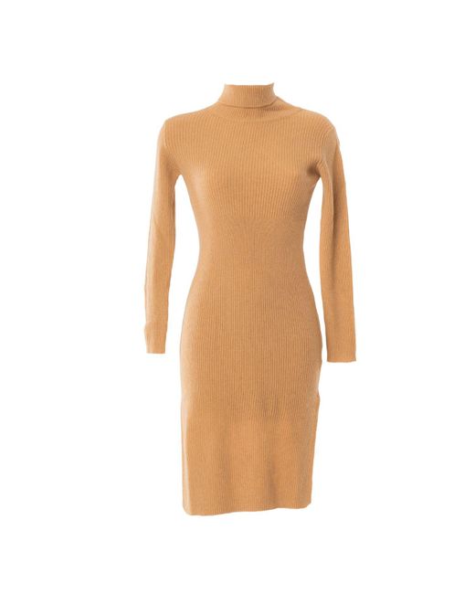 Altramoda Redressing the World Brown Turtleneck Dress