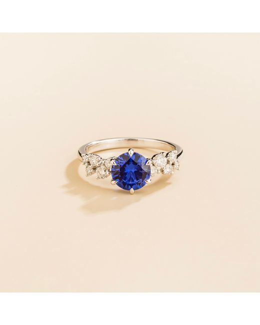 Juvetti Blue Floret Ring