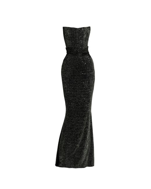 Angelika Jozefczyk Black Moon Shimmering Evening Gown