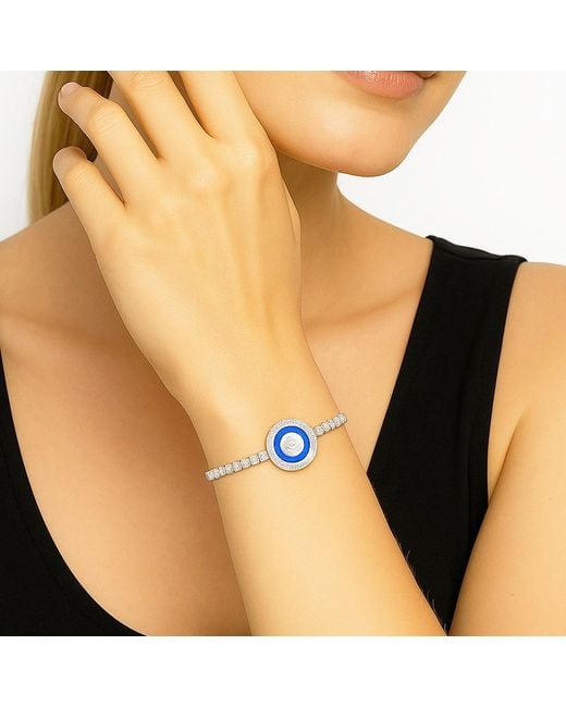 Maison De Gala Blue Luminous Eye Bracelet