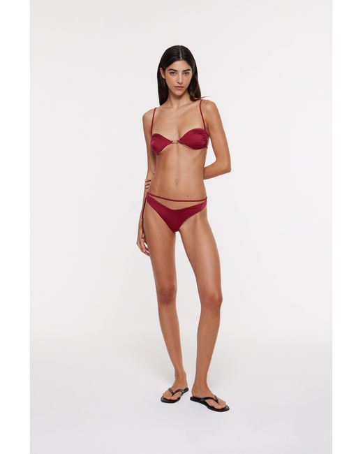 Bianca Resortwear Red Calla Bikini Top