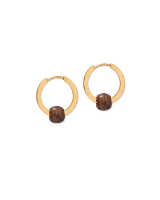 A Weathered Penny Metallic Wooden Hoops