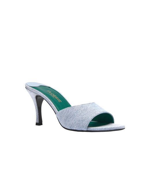 Florrie Blue Lucia 75Mm Denim Mule Vintage Jeans