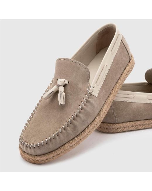 Ilvi Black Neutrals Donato Mink Suede Leather Moccasin for men