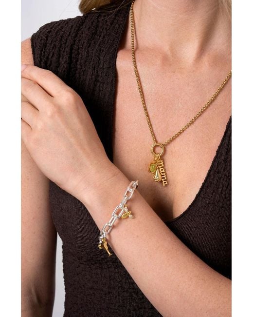 Zynnia Collective Metallic Mod Chain Bracelet