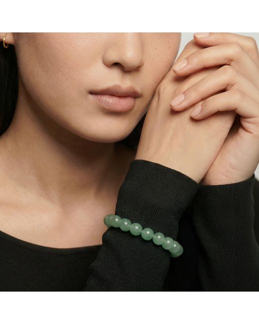 seree Green Manifest Collection Luck Crystal Beaded Bracelet