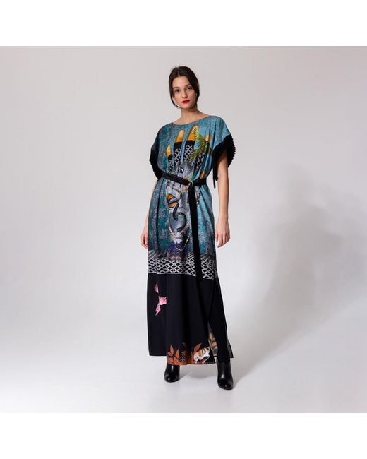 ARTISTA Blue Fortune Long Dress