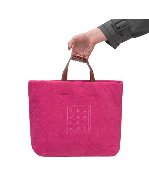 Yourhandbags Pink Fuchsia Terry Tote Bag