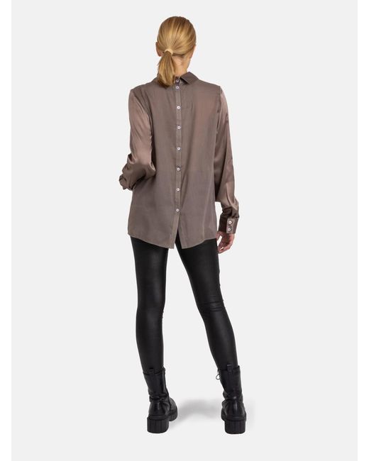 Helene Galwas Brown Neutrals Helga Blouse