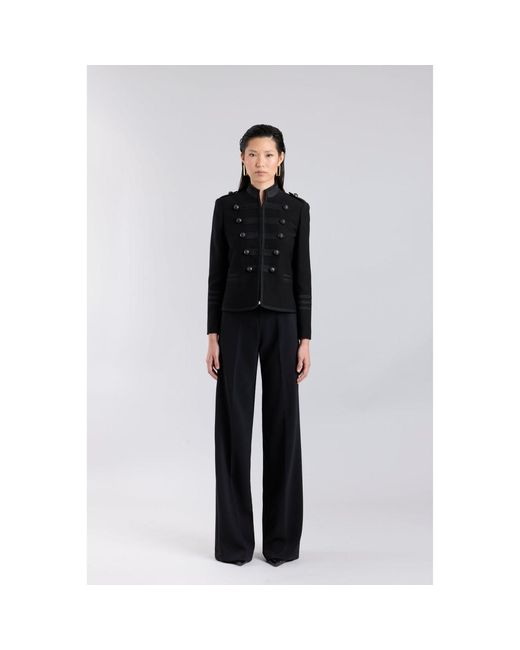 The Extreme Collection Black Military Hussar Tailored Jacket