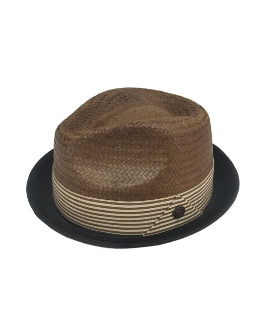 Dasmarca Hats Brown Dasmarca Otis Summer Hat For Straw Trilby Lightweight Hat for men