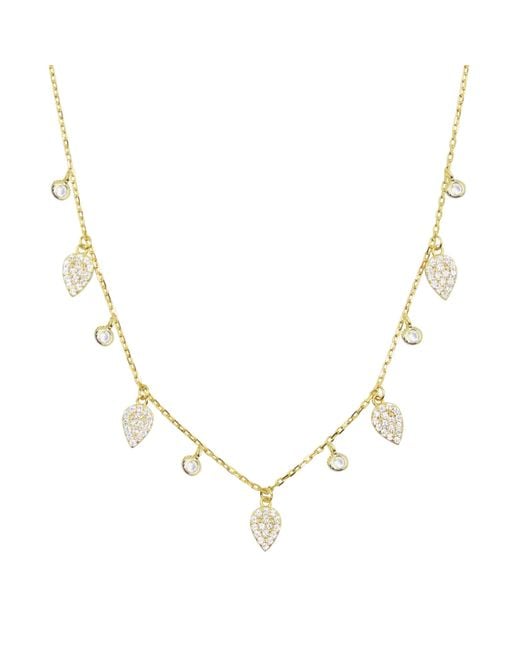 KAMARIA Metallic Queen Choker Necklace With Crystals