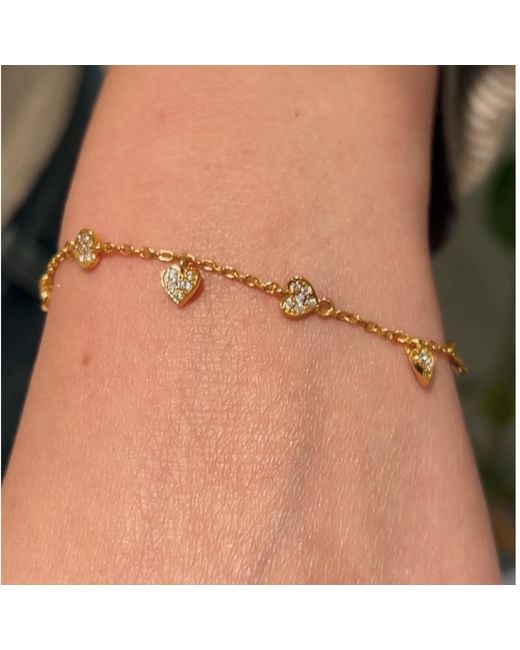 BLOOMTINE | Earth Angel HQ Metallic 'Where There Is Love, There Is Magic' Heart Bracelet