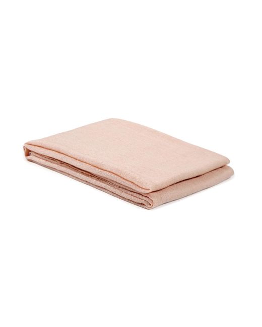 Heritagemoda Pink Neutrals Handmade Soft Nude Blush Pure Pashmina Cashmere Scarf From Kashmir