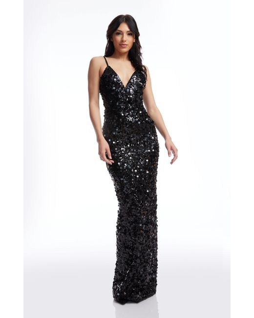 Dress the Population Black Cammie Dress