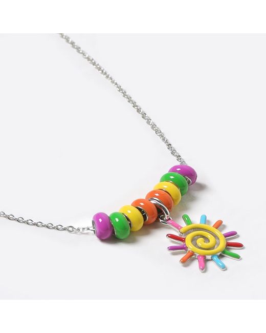 Pinnole Yellow Sun Charm