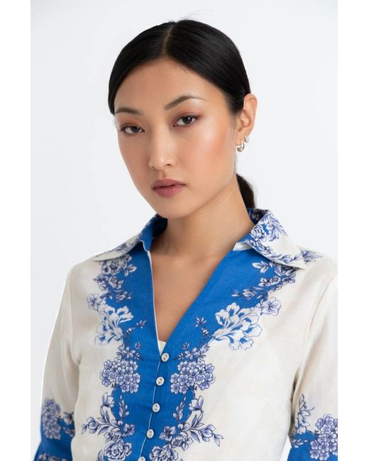 Raishma Blue Serena Shirt