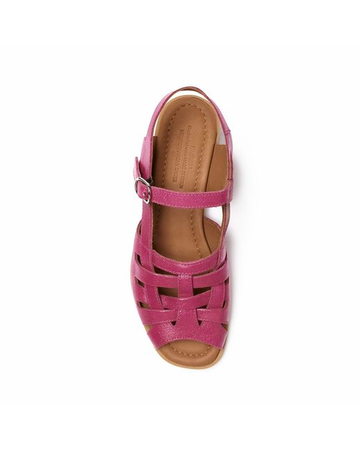 Naguisa Purple Flat Sandals