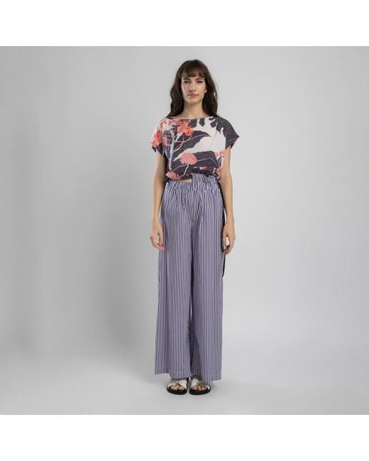 ARTISTA Purple Coast High-Rise Pants