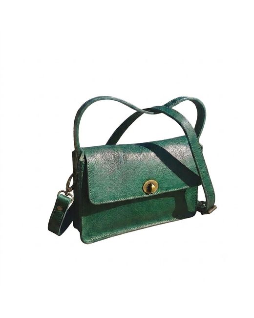 Cocobarclay Green Collette Crossbody Swing Bag