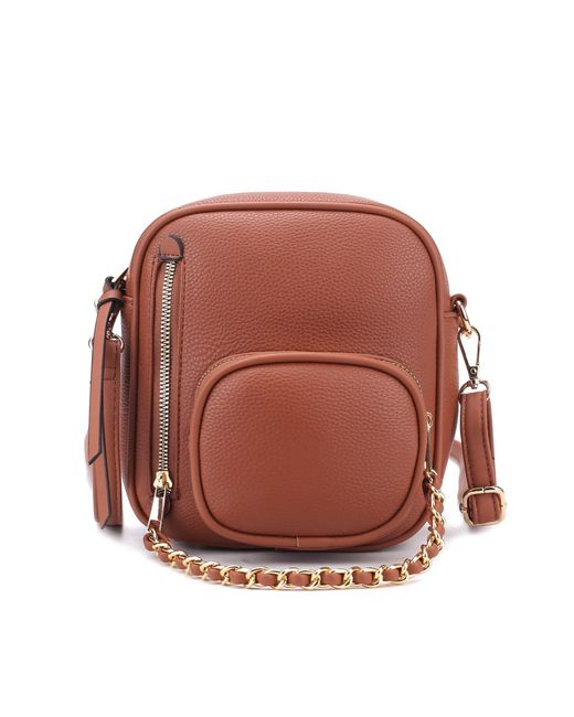 Mkf Collection - J'omor Brown Winona Crossbody Bag Handbag
