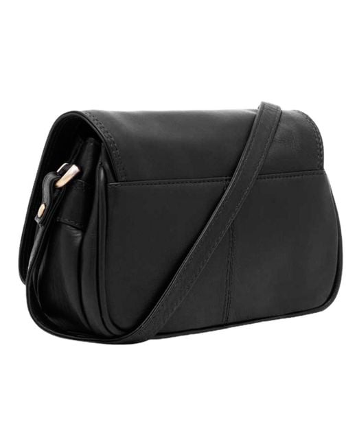 Lloyd Baker Black Amritsar Leather Crossbody Bag