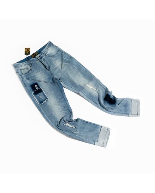 Chuks Collins Blue Act Self Light Denim for men