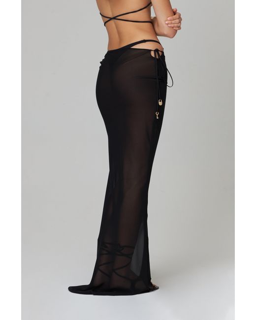 Bianca Resortwear Gray Kira Maxi Skirt