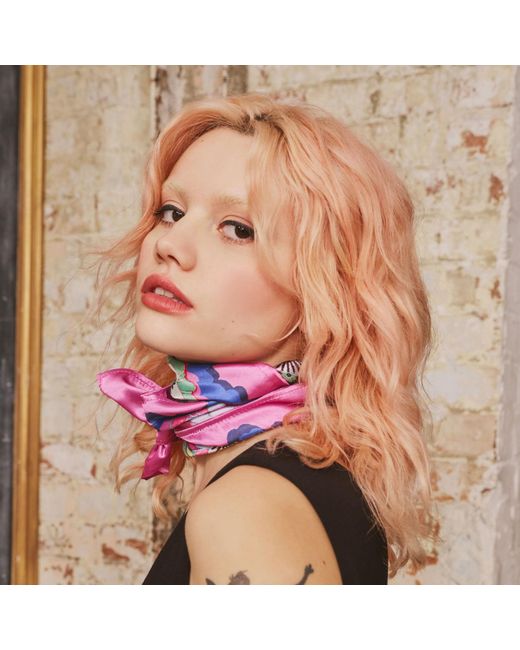 Emma Wallace Purple Talitha Scarf