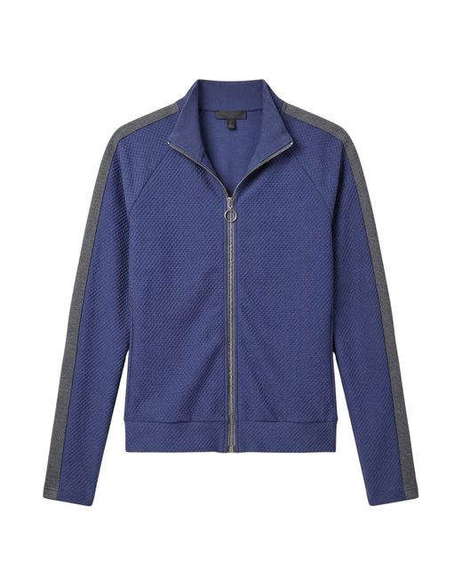 Altra Volta Blue Jacquard Zip Jacket
