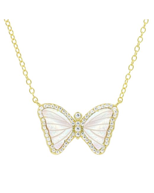 KAMARIA Metallic Mini Butterfly Necklace