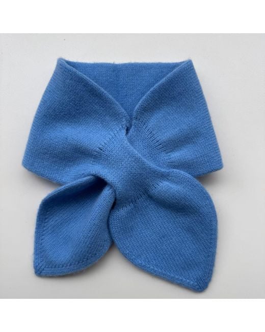My Little Nature Blue Pure Cashmere Scarf