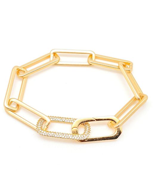 Loni Paul Jewelry Metallic Matte Chunky Rectangle Paperclip Bracelet