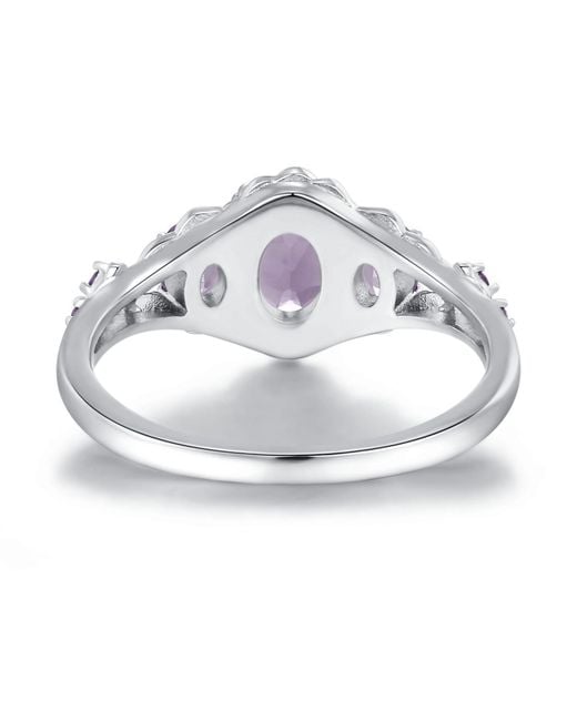 Azura Jewelry New York Purple The Wilderfern Amethyst Ring Vermeil