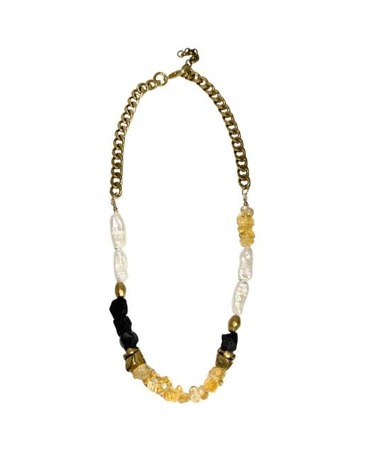Rachel Nathan Metallic Citrine Sunset: Raw Spinel