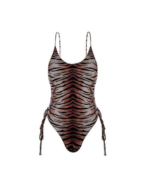 Cherina Beachwear Llc Brown Oia Swimsuit