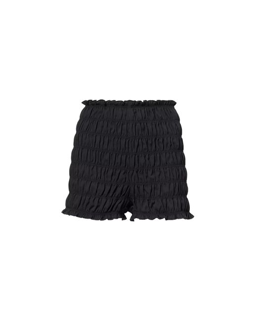 Amy Lynn Black Danica Shirred Shorts