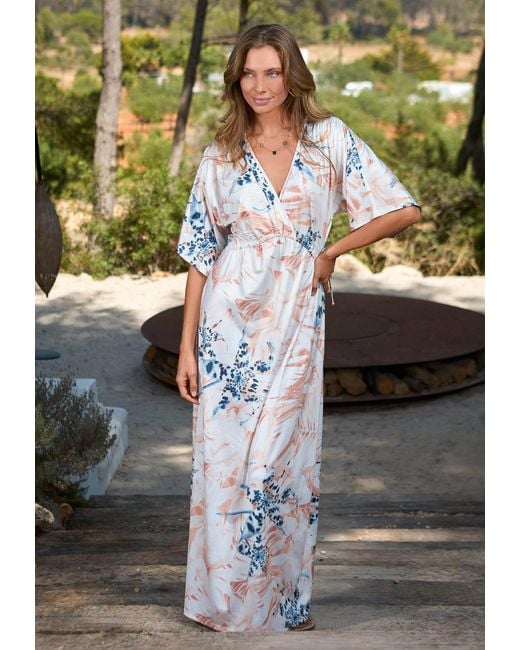 Chic by Lirette White Kimono Dress Lotus Contadora