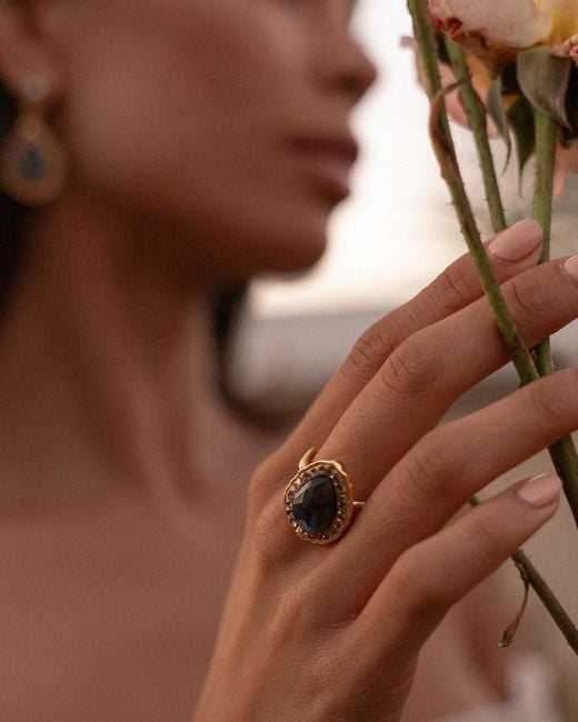 Ornare the Label Metallic Terra Ring