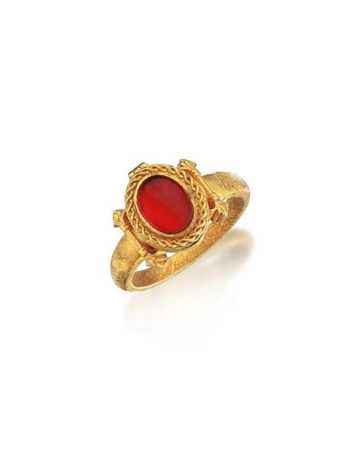 Stefan Tiron Red Victoria Ring- Limited Edition