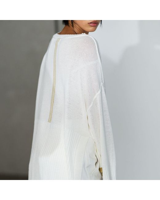Dref White Obsessed Jumper