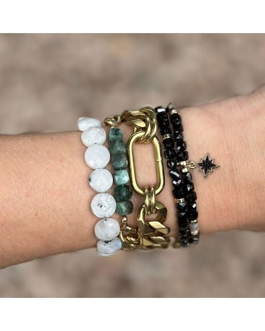 Rachel Nathan Metallic Remix Duo: Spinel & Botswana Agate