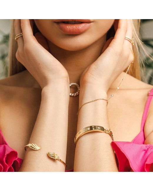 BLOOMTINE | Earth Angel HQ White Illuminess Star Starset Bangle
