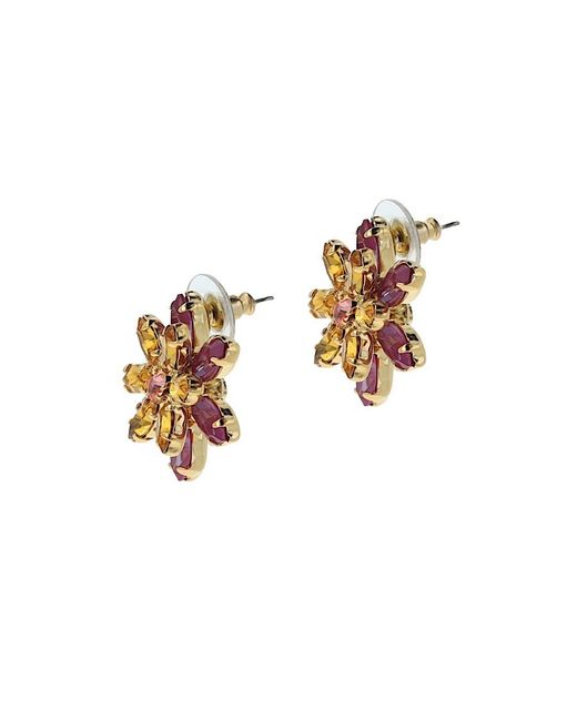 Otazu Orange Blushing Bloom Earpins