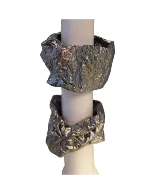 Romer Millinery Multicolor Morphy Moldable Cuff Pewter Set Of Two