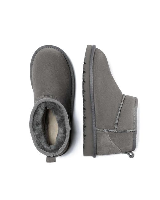 EverAu Australia Gray Finch Ultra Mini Classic Boots