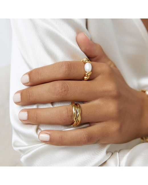 ARMS OF EVE Metallic Sasha Trio Ring