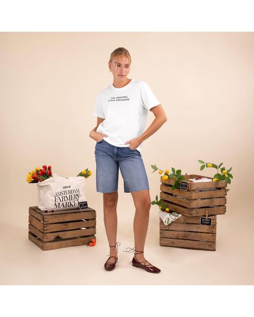 VLD White Griffith Noordermarkt T-Shirt