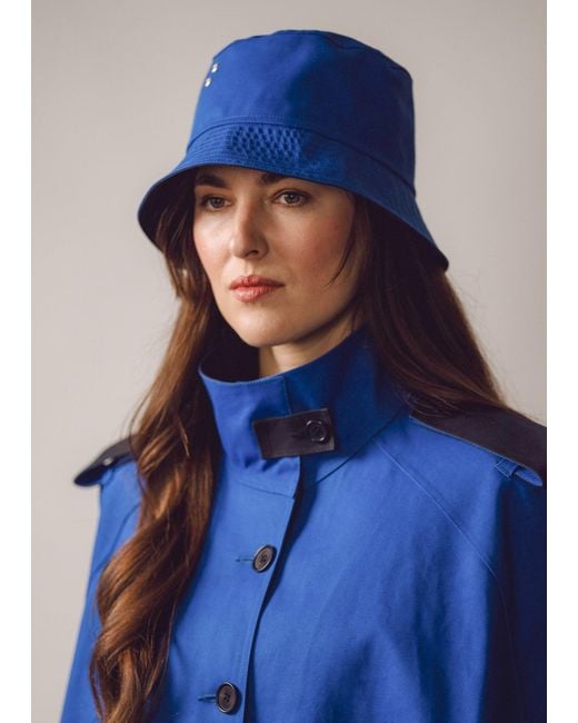 BEIRA Blue Rosa Royal Waterproof Bucket Hat